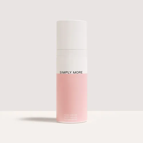 Simply More Krem nawilżający do twarzy w 100% naturalny stworzony z 10 składników - 1