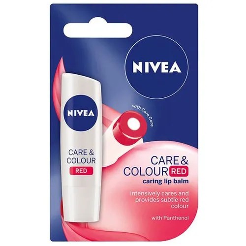 Nivea Care & Colour, Pomadka do ust `Red`