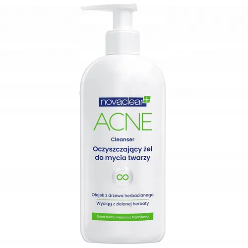 Novaclear Acne Cleanser, Oczyszczający żel do mycia twarzy