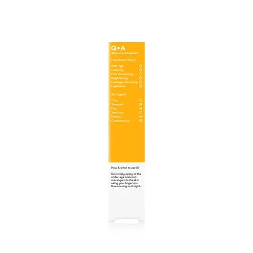 Q+A Vitamin C Eye Cream (Rozświetlający krem pod oczy z witaminą C) - 2