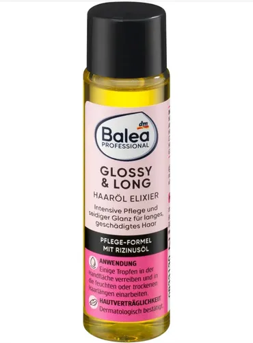 Balea Glossy & Long, Hair Oil Elixir (Olejek do włosów)