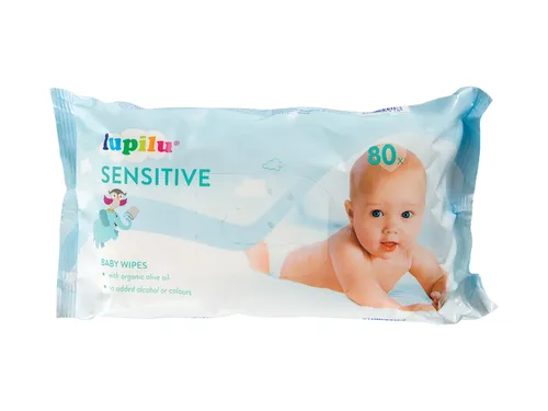 Lupilu Sensitive, Chusteczki nawilżane dla niemowląt i dzieci