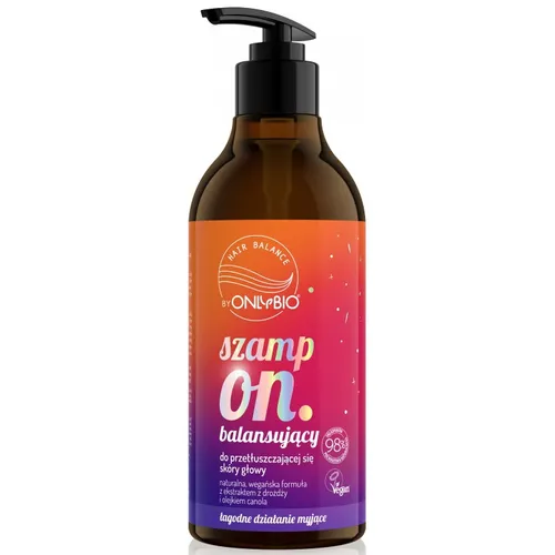 OnlyBio Hair Balance, Szampon balansujący do przetłuszczającej się skóry głowy (różne zapachy) - 2