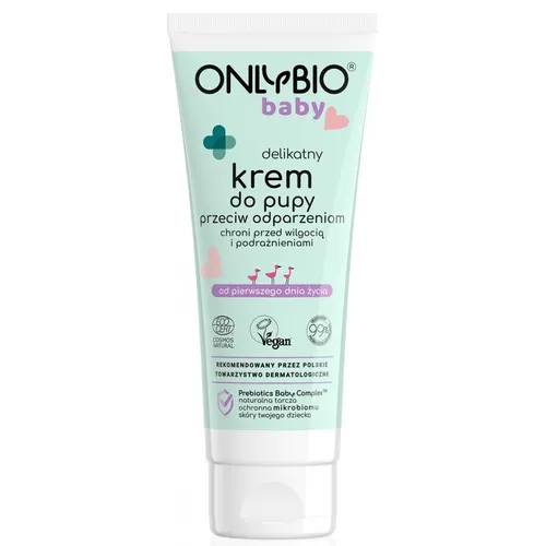 OnlyBio Baby, Delikatny krem do pupy przeciw odparzeniom