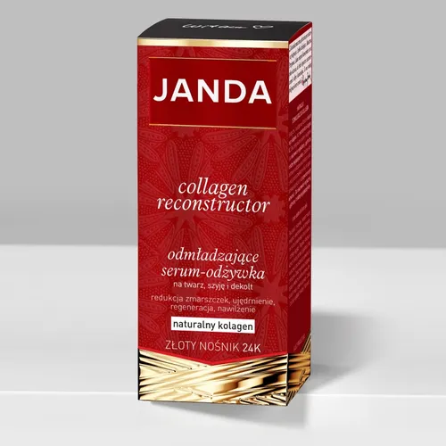 Janda Colagen Reconstructor, Odmładzające serum-odżywka na twarz, szyję i dekolt