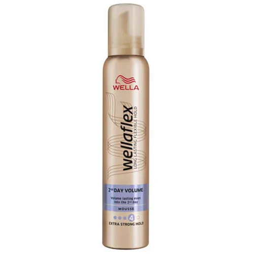 Wella Wellaflex, 2nd Day Volume, Extra Strong Hold Mousse (Pianka bardzo mocno utrwalająca `Większa 2 - dniowa objętość`) - 2