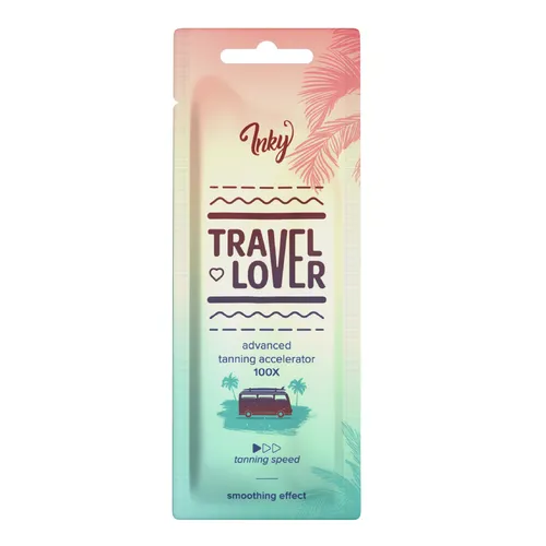 Inky Cosmetics Travel Lover Immediate Bronzer + Tanning Accelerator 100x (Zaawansowany przyspieszacz do opalania na solarium) - 1