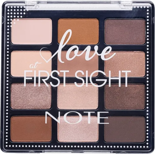 Note Cosmetique Love At First Sight Daily Routine Eyeshadow Palette (Paletka cieni do powiek)