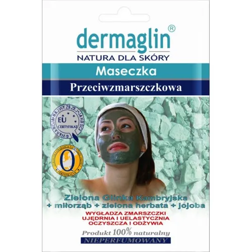 Dermaglin Maseczka przeciwzmarszczkowa z zieloną glinką kambryjską - 2