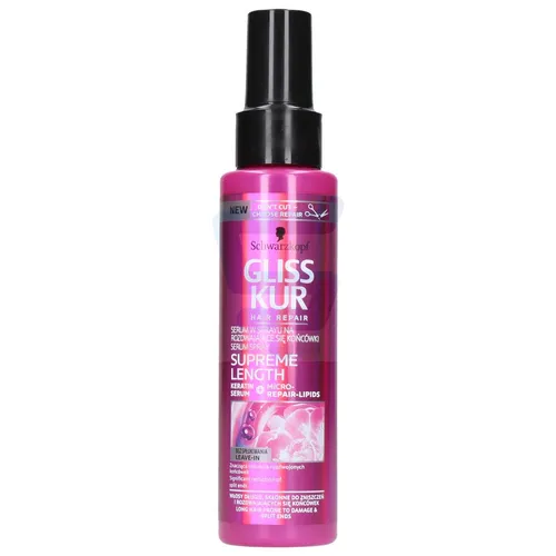 Schwarzkopf Gliss Supreme Length, Serum (Serum w sprayu na rozdwajające się końcówki)