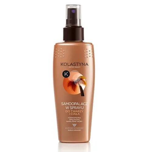 Kolastyna Luxury Bronze, Samoopalacz w sprayu do twarzy i ciała - 2