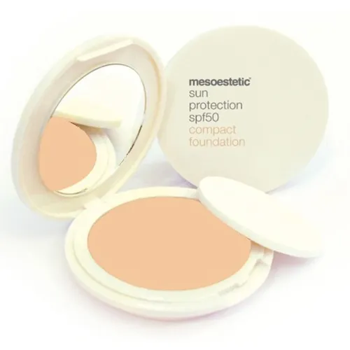 Mesoestetic Sun Protection SPF50 Compact Foundation (Ochronny podkład w kompakcie)