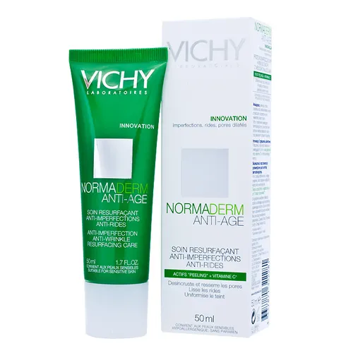 Vichy Normaderm Anti - Age (Krem przeciwzmarszczkowy zwalczający niedoskonałości skóry)