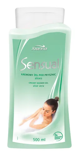 Joanna Sensual, Kremowy żel pod prysznic z aloesem