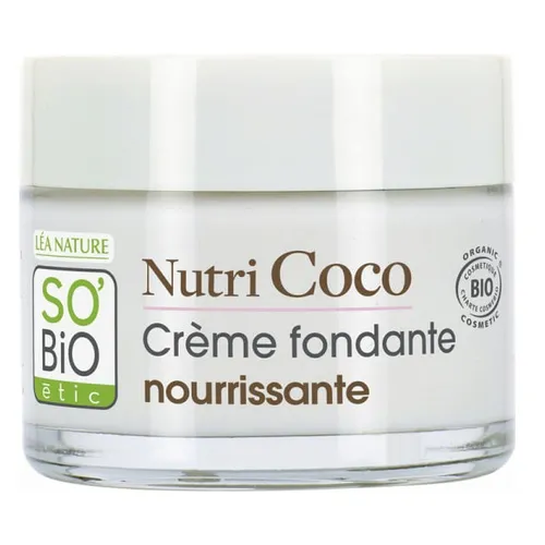 SO'BiO Etic Nutri Coco, Creme Fondante Nourrissante (Odżywczy krem nawilżający)