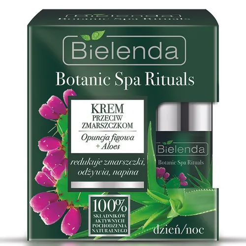 Bielenda Botanic Spa Rituals, Krem przeciwzmarszczkowy dzień/ noc `Opuncja Figowa + Aloes`