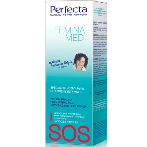 Perfecta Femina Med, Specjalistyczny płyn wspomagający przy infekcjach grzybiczych i upławach do higieny intymnej