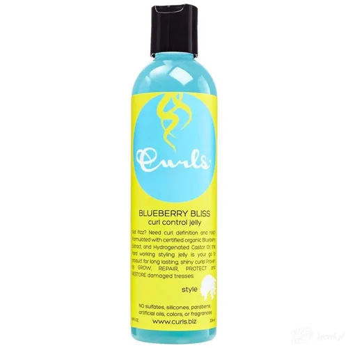 Curls Blueberry Bliss, Curl Control Jelly (Delikatny żel do loków i fal)