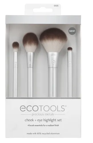 EcoTools Cheek & Eye Highlighting Set (Zestaw pędzli do twarzy i oczu)