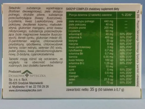 Domowa Apteczka Skrzyp Complex Chelatowy - 2