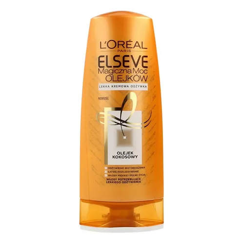 L'Oreal Paris Elseve, Magiczna Moc Olejków, Lekka kremowa odżywka z olejkiem kokosowym - 2