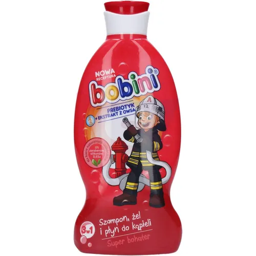 Bobini 3 w 1 Szampon, żel pod prysznic, płyn do kąpieli  ( różne rodzaje) (nowa wersja) - 3