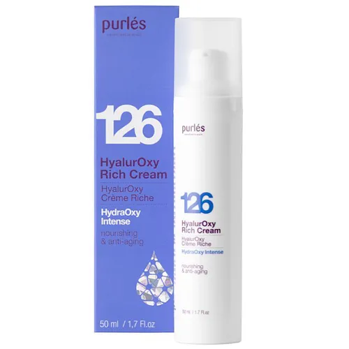 Purles 126 HyalurOxy Rich Cream (Nawilżający krem do twarzy o bogatej formule)