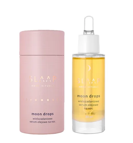 SLAAP Moon Drops, Wielozadaniowe serum olejowe na noc