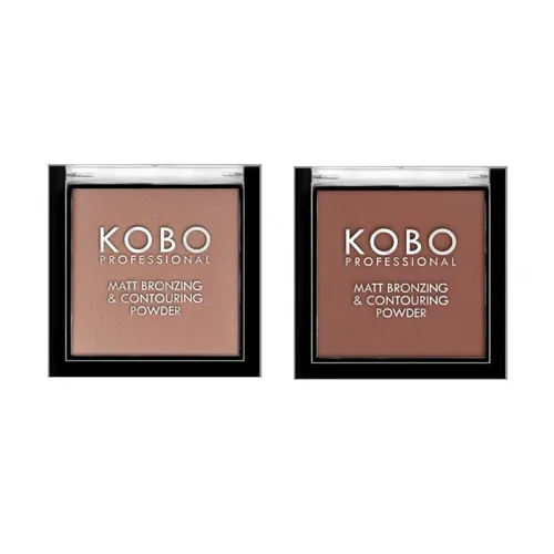 Kobo Professional Matt Bronzing & Contouring Powder (Puder do konturowania twarzy) - 1