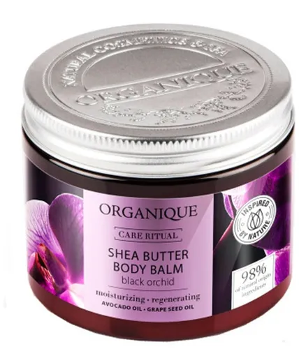 Organique Care Ritual, Shea Butter Body Balm Black Orchid (Balsam do ciała z masłem shea `Czarna orchidea`)