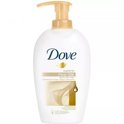 Dove Supreme, Fine Silk Liquid Handwash (Kremowe mydło w płynie `Czysty jedwab`) (stara wersja)