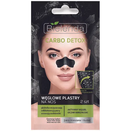 Bielenda Carbo Detox, Węglowe plastry na nos