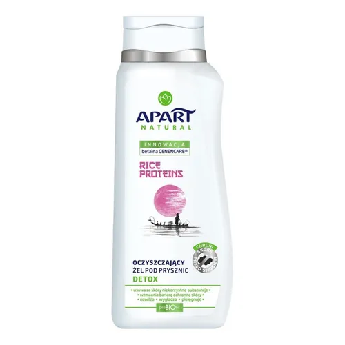 Apart Natural Detox, Oczyszczający żel pod prysznic `Rice Proteins`