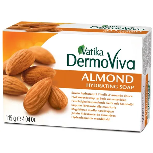 Dabur Vatika, DermoViva, Almond Hydrating Soap (Nawilżajace migdałowe mydło)