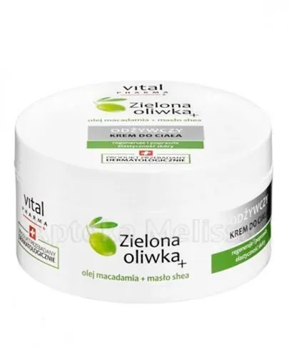 V. Laboratories (Saraya) Vital Pharma, Odżywczy krem do ciała `Zielona oliwka`