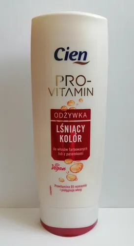 Cien Pro-Vitamin, Lśniący Kolor, Odżywka do włosów farbowanych lub z pasemkami