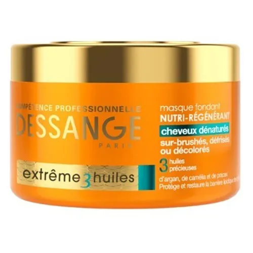 Dessange Professional Hair Luxury, Extreme 3 Huiles, Maska rewitalizująco-wygładzająca do włosów bardzo suchych i uwrażliwionych - 2