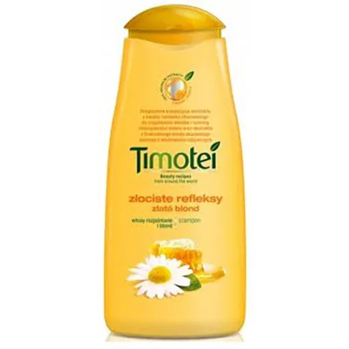 Timotei Złociste Refleksy, Szampon do włosów blond (nowa wersja)