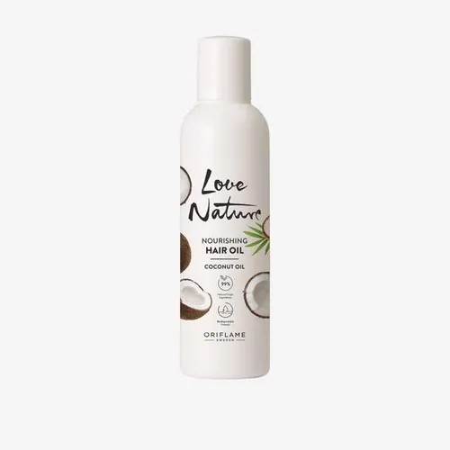 Oriflame Love Nature, Nourishing Hair Oil Coconut Oil (Odżywczy olejek do włosów z olejkiem kokosowym)
