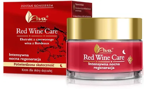Laboratorium Kosmetyczne AVA Red Wine Care, Krem dla skóry dojrzałej `Intensywna nocna regeneracja`