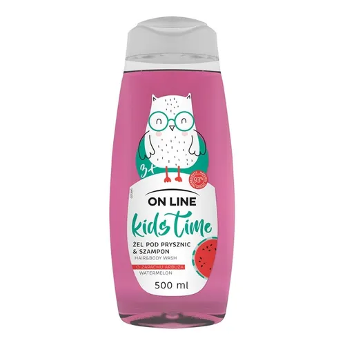 On Line Kids Time, Żel pod prysznic i szampon 2w1 dla dzieci  (różne rodzaje)