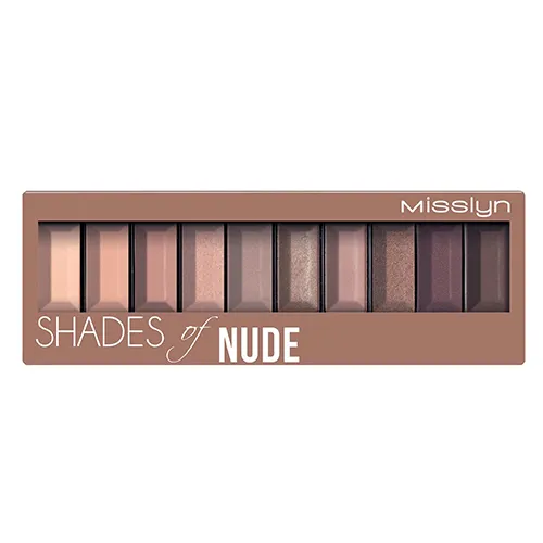 Misslyn Shades of Nudes, Must-Have Eyeshadow (Paleta cieni do powiek)