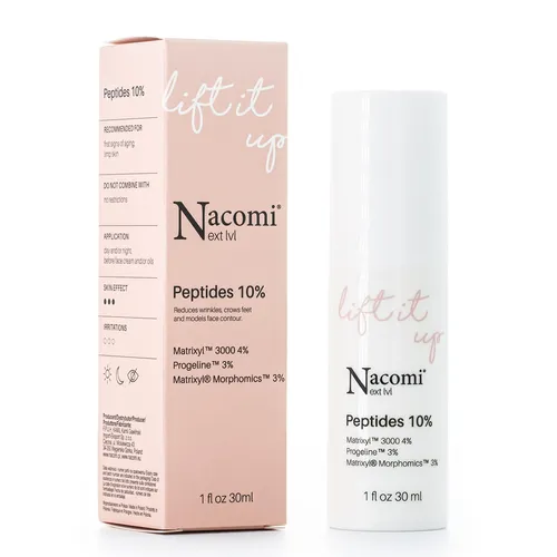 Nacomi Next Lvl, Lift it up Peptides 10% Serum (Liftingujące serum)