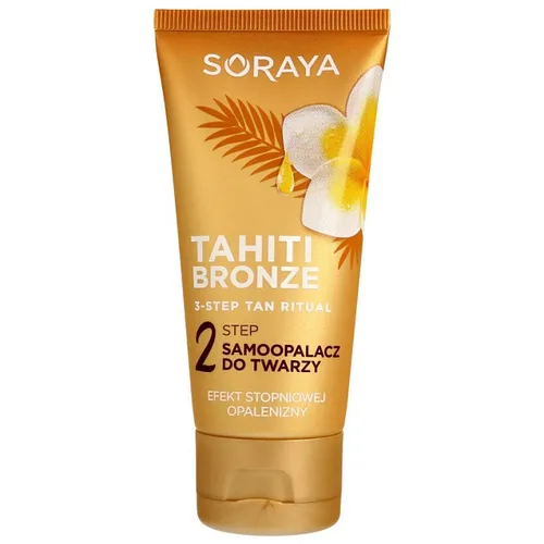 Soraya Tahiti Bronze 3 Step Tan Ritual, Samoopalacz do twarzy, szyi i  dekoltu