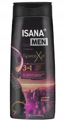 Isana Men, Shower Gel 3 in 1, Żel pod prysznic (różne zapachy) - 2