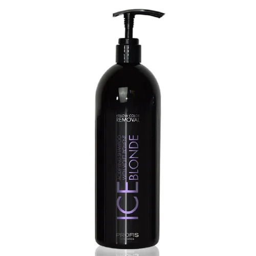 Profis Cosmetics Ice Blonde, Acidifying Shampoo with Violet Pigment (Szampon do włosów blond i siwych anty-żółty)