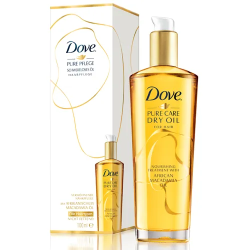 Dove Pure Care Dry Oil (Odżywczy olejek do włosów dojrzałych) - 2