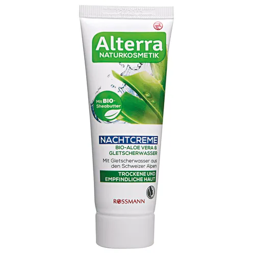 Alterra Aloe Vera, Nachtcreme (Krem na noc aloesowy do skóry suchej i wrażliwej)