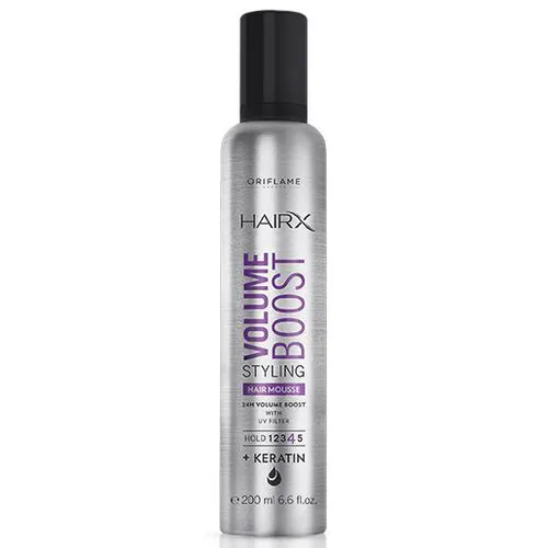 Oriflame HairX, Volume Boost Styling Hair Mousse (Pianka do stylizacji włosów)