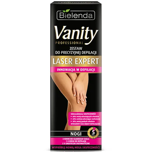 Bielenda Vanity Laser Expert, Zestaw do precyzyjnej depilacji nóg